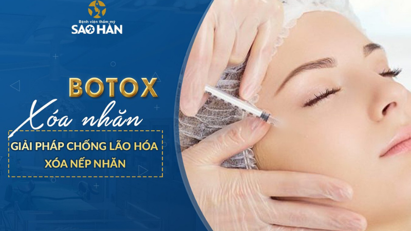 Tiêm Botox giảm nếp nhăn mắt