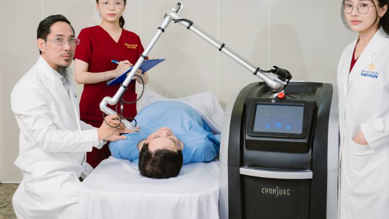 Trẻ hóa da mặt sau sinh bằng công nghệ hiện đại tại Sao Hàn